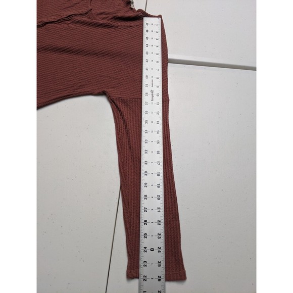 Express One Eleven Women's XL Red Cropped Tie Bottom Knit Cardigan Sweater - Picture 10 of 13